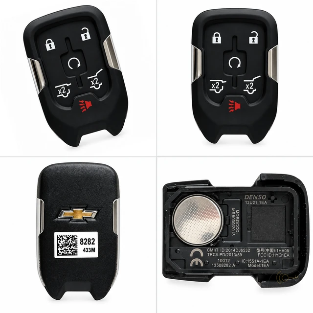 Chevrolet 6-Button Smart Key Fob — 13508282 / HYQ1EA