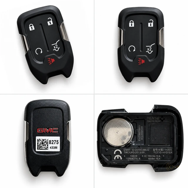 GMC 5-Button Smart Key Fob — 13508275 / HYQ1EA