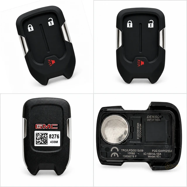 GMC 3-Button Smart Key Fob — 13508276 / HYQ1EA
