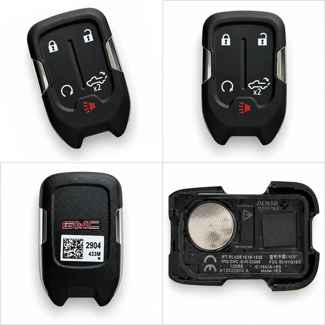 GMC 5-Button Smart Key Fob — 13522904 / HYQ1ES
