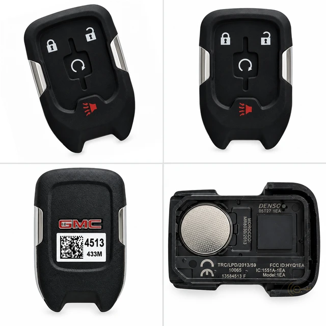 GMC 4-Button Smart Key Fob — 13584513 / HYQ1EA